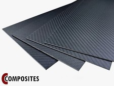 Carbon-Platte 330 x 165 mm - Verschiedene Stärken - GRATIS-Versand - CFK (matt)