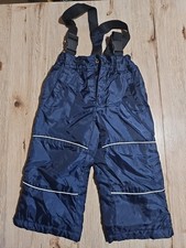 Ski-Latzhose Größe 92 Dunkelblau Winterhose Schneehose