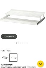 2 x Komplement Schuhregal