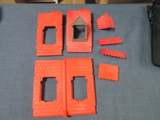 Playmobil  -  div.  Dach Teile - für die alte Ritterburg - Stecksystem Fachwerk