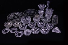 Glas Kristall Sammlung Schalen