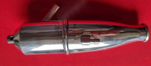 Resonanzrohr alu poliert - 1:10,