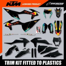 KTM MOTOCROSS MX GRAFIK UND KUNSTSTOFF KIT EXC EXCF 2020-2023 RB25 SCHWARZ