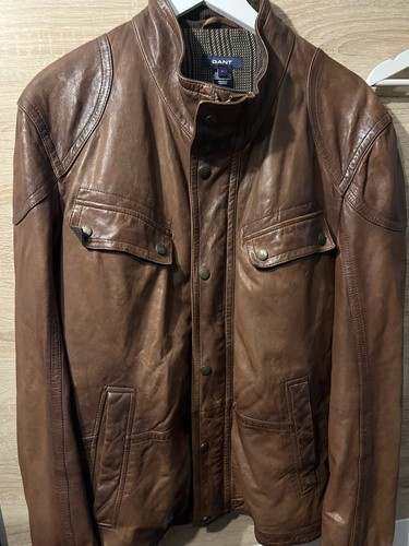 Gant lederjacke echtes - l,