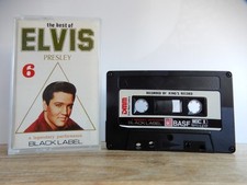 ELVIS PRESLEY 6 BEST OF KASSETTE MC TAPE BASF KING'S RECORD BLACK LABEL DMM RAR