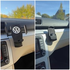 Handyadapter Halter für VW Passat B6, B7, Golf, cc, Tiguan, Touran, Caddy.(PETG)