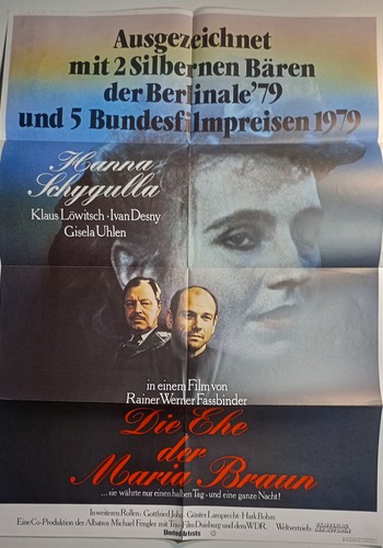Filmplakat die ehe der maria - die,