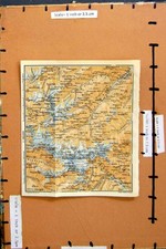 Original alter Vintage Druck