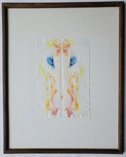Gemälde Aquarell Mischtechnik