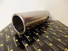 Auspuffblende Endrohr Blende Auspuff EDELSTAHL 73mm e-geprüft TOP Qualität i12