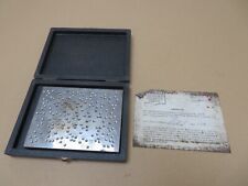 Foundrax Brinell Prüfblock 207HB für Härteprüfer in Box & Zertifikat ME3654