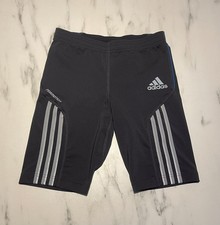 NEU Adidas Bundeswehr Sportfördergruppe Laufhose Tight mit Tasche grau Gr. 4 S