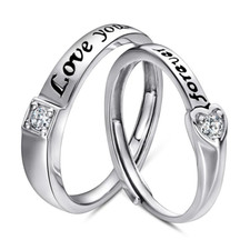 Silber 925 Partnerringe | Love