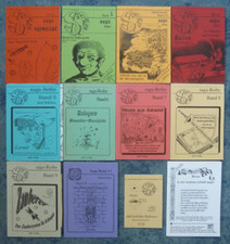 SAGA Sagasystem RPG, Div.Titel Regelheft Spielhilfe Quellenbuch, 1986-1992, RAR!