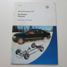 VW SSP Nr 277 Selbststudienprogramm Der Phaeton - Fahrwerk Achsen Lenkung Bremse