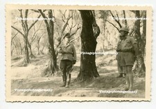 D1584 Foto Fallschirmjäger Kreta - Einsatz FJ Knochensack Oberst Bruno Schramm