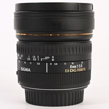 Sigma 8mm 1;3,5 , 8 mm 3.5 EX DG Lens Fisheye 180° Fischauge Canon SHP 310137