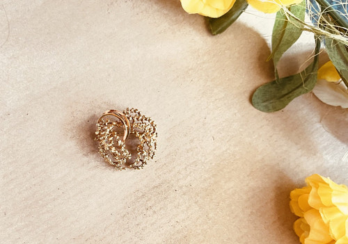 Brosche 333er gelbgold - brosche, gelbgold,