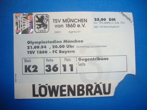 Ticket 1860 münchen fc - ticket,