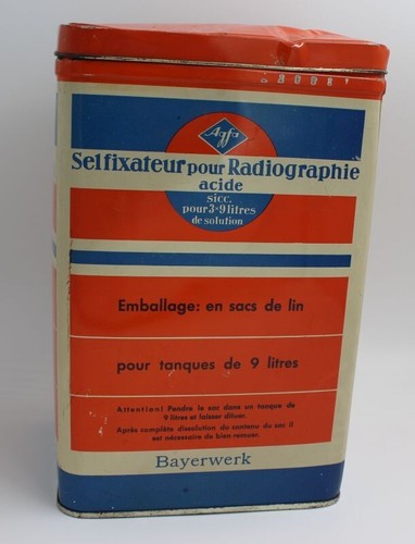Blechdose agfa - agfa, blau