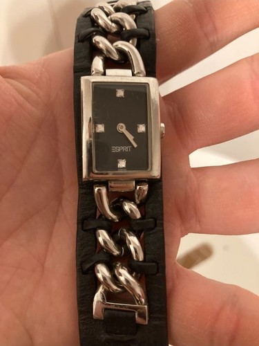 Esprit damen uhr schwarz - esprit,