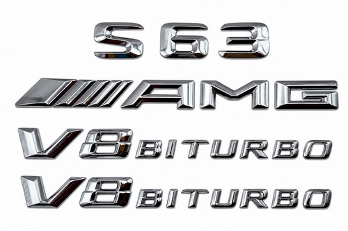 Amg emblem set v8 biturbo - amg,