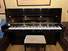 Klavier Hupfeld H116  schwarz poliert, gepflegt, top Zustand, gestimmt