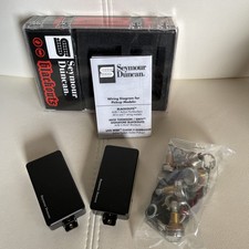 Seymour Duncan SAHB 1S BLK Blackouts Set SAHB 1B / SAHB 1N Black Neck + Bridge