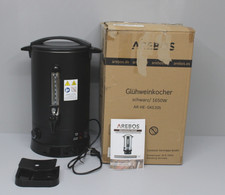 AREBOS AR-HE-GKE20S Glühweinkocher 20L Heißgetränkespender mit Thermostat 1650W