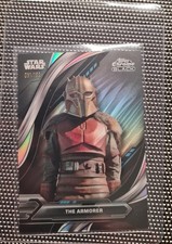 Star Wars Topps Chrome Black The Armorer Refractor /199 Selten!