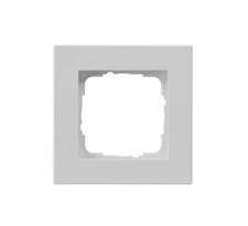 Gira 0211375 Abdeckrahmen für den flachen Einbau, 1-fach, E2, grau matt