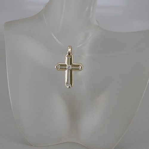 Anhänger kreuz 585 14k - anhänger, in