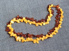 uraltes Bernstein-Collier - Butterscotch, Art Deco, Jugendstil, elegant, Vintage