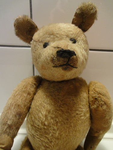 Alter teddybär mit - alter,