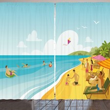 Sommer rustikale gardine - sommer,