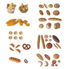 Miniatur Brot Korb 3 cm, Deko