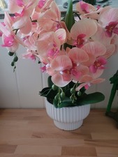 große Künstliche Orchidee rosafarben 55cm TOP