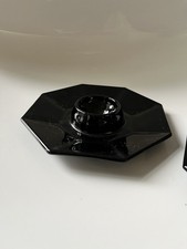 ARCOROC OCTIME . 2 Eierbecher Arcoroc Octime, schwarz. Vintage