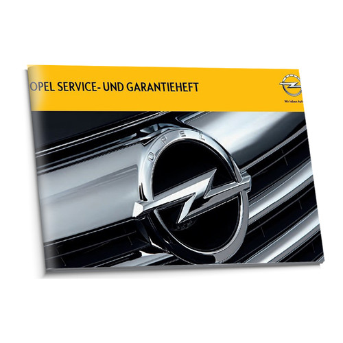 Opel deutsches serviceheft - deutsches,