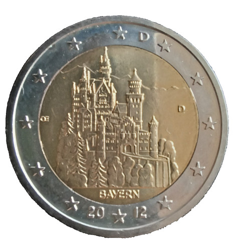 Euro münze brd - euro, bayern