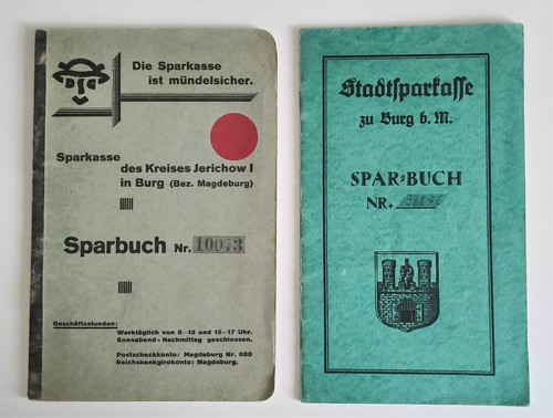 Alte sparbücher sparkasse - alte,