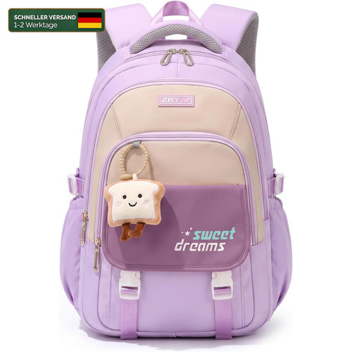 Schulrucksack 30l lila leicht - schulrucksack,