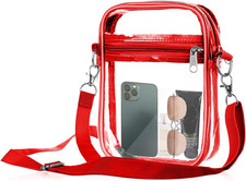 Schultertasche Transparent
