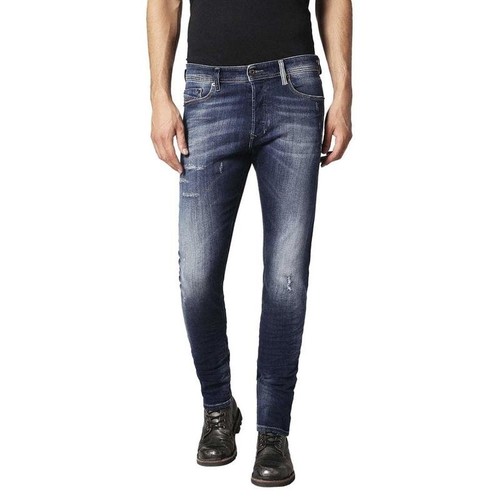 Men diesel jeans navy denim - diesel,