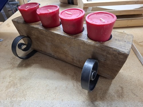 Kerzenhalter rustikal - kerzenhalter,