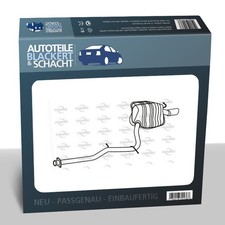 Auspuff endtopf für - endtopf,