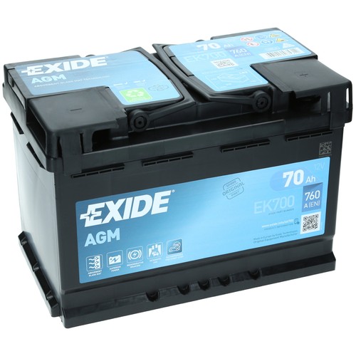 Exide ek700 agm - agm, stopp