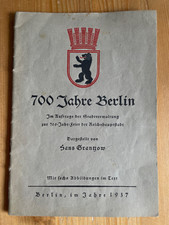 700 Jahre Berlin - Berlin 1937 - Buch