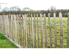 Englischer Staketenzaun Kastanie - Länge 5 Meter