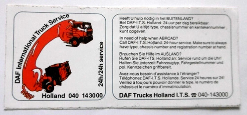 Werbe aufkleber daf - werbe-aufkleber,